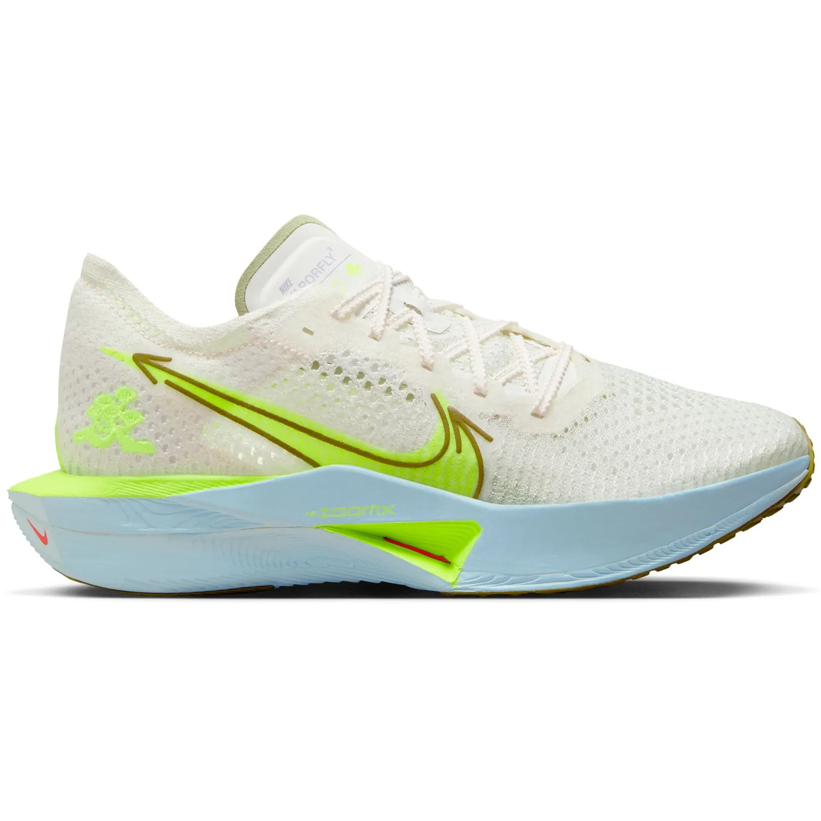 Nike Women's Vaporfly 3 Running Shoes Sail / Olive Aura / Volt / Glacier Blue