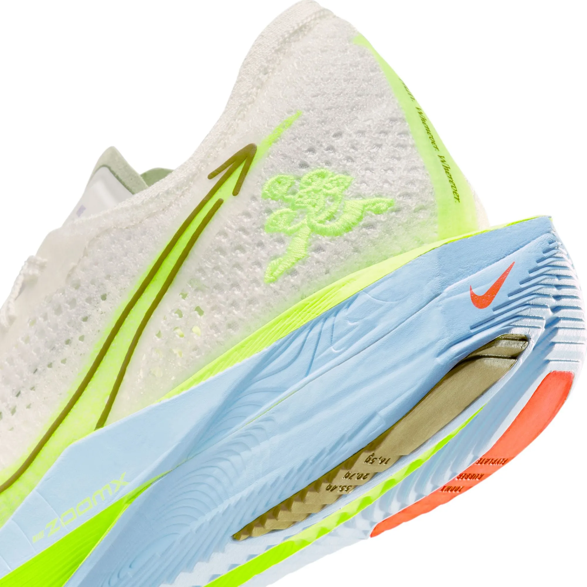 Nike Women's Vaporfly 3 Running Shoes Sail / Olive Aura / Volt / Glacier Blue