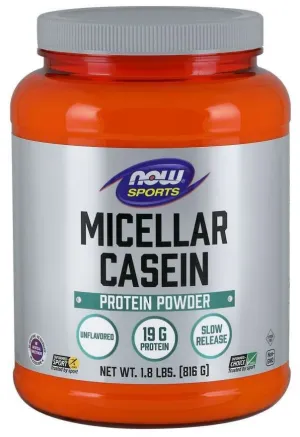 Now Foods Instantized Micellar Casein Natural Unflavored 1.8 lbs Powder