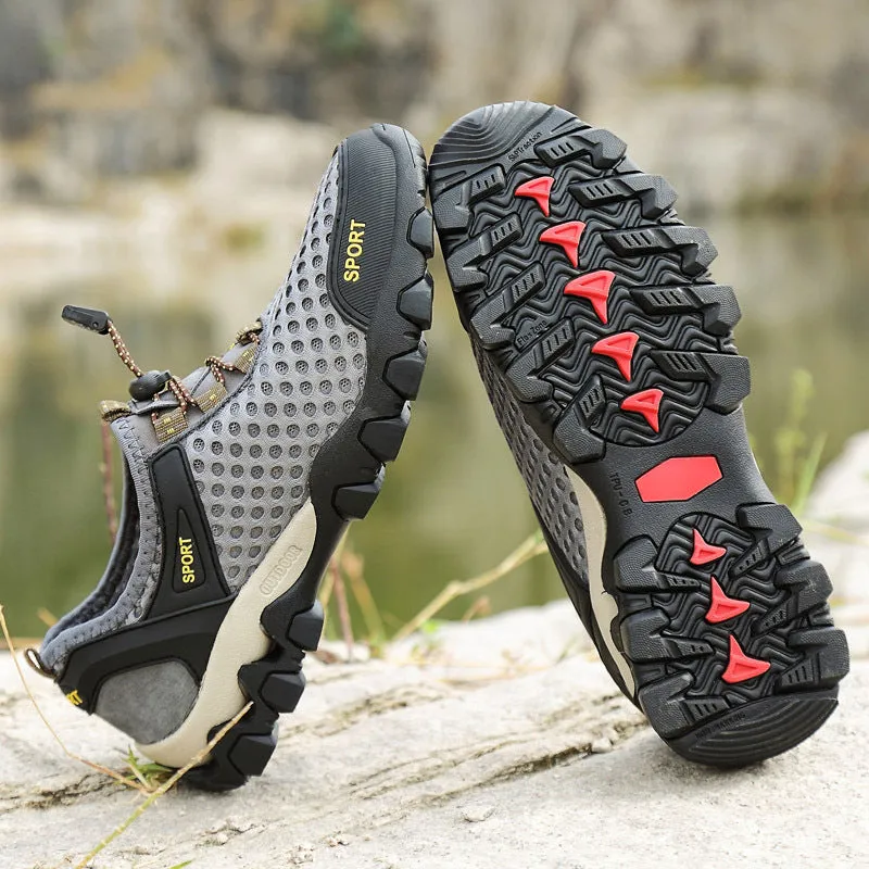 Outdoor Summer Leisure Mesh Breathable Hiking Shoes