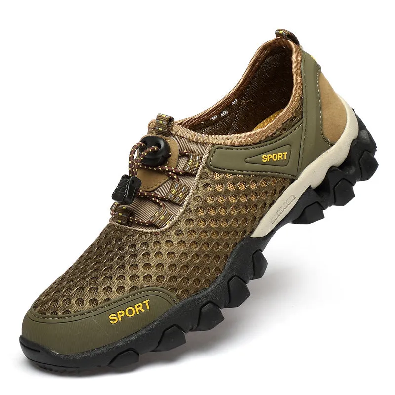 Outdoor Summer Leisure Mesh Breathable Hiking Shoes