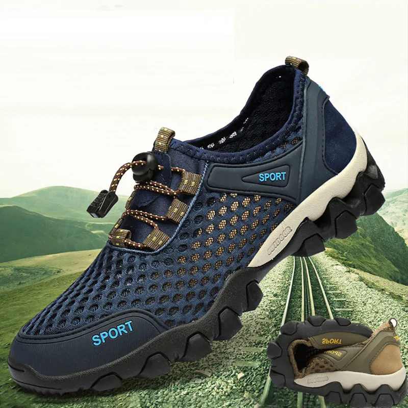 Outdoor Summer Leisure Mesh Breathable Hiking Shoes