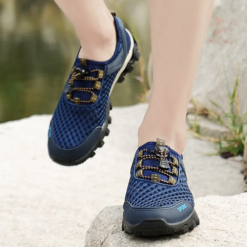 Outdoor Summer Leisure Mesh Breathable Hiking Shoes