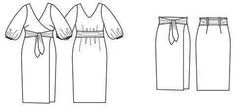 Papercut Patterns, Aura Dress and Skirt