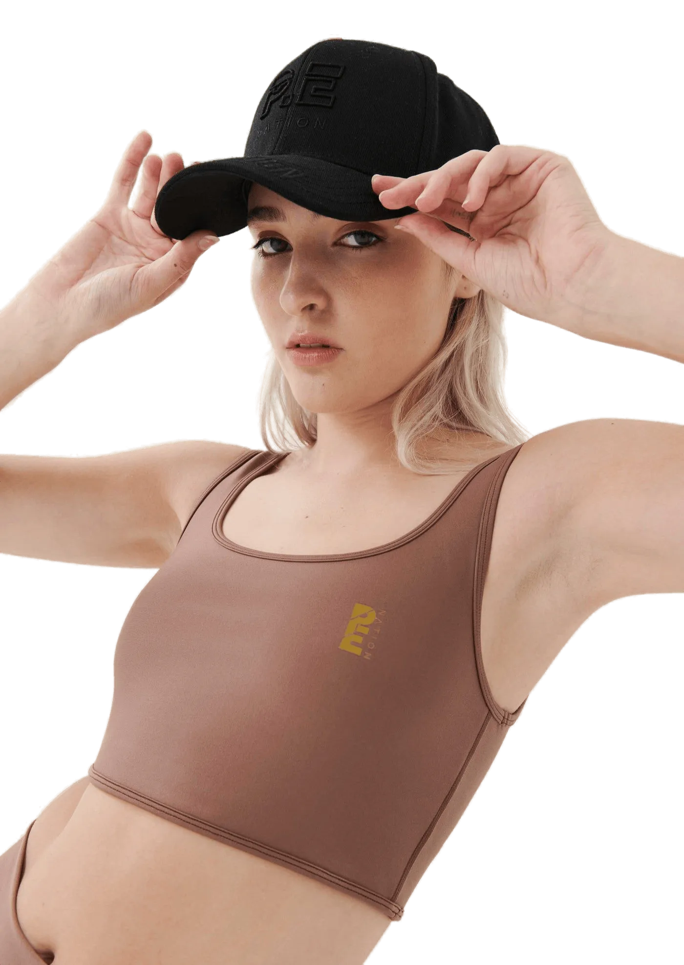 P.E Nation All Around Sports Bra - Acorn