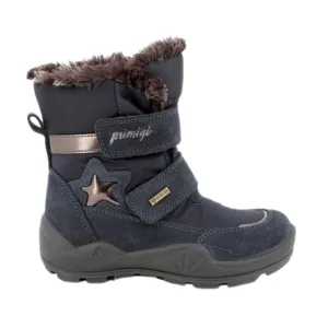 Primigi Girl's (Sizes 31-35) 6878500 Navy/Gold Star Gore-Tex Boot