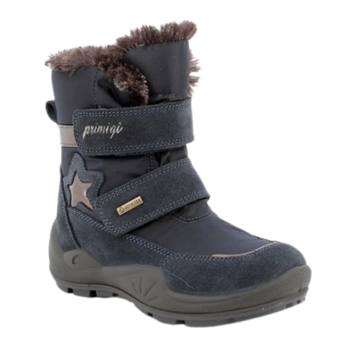 Primigi Girl's (Sizes 31-35) 6878500 Navy/Gold Star Gore-Tex Boot