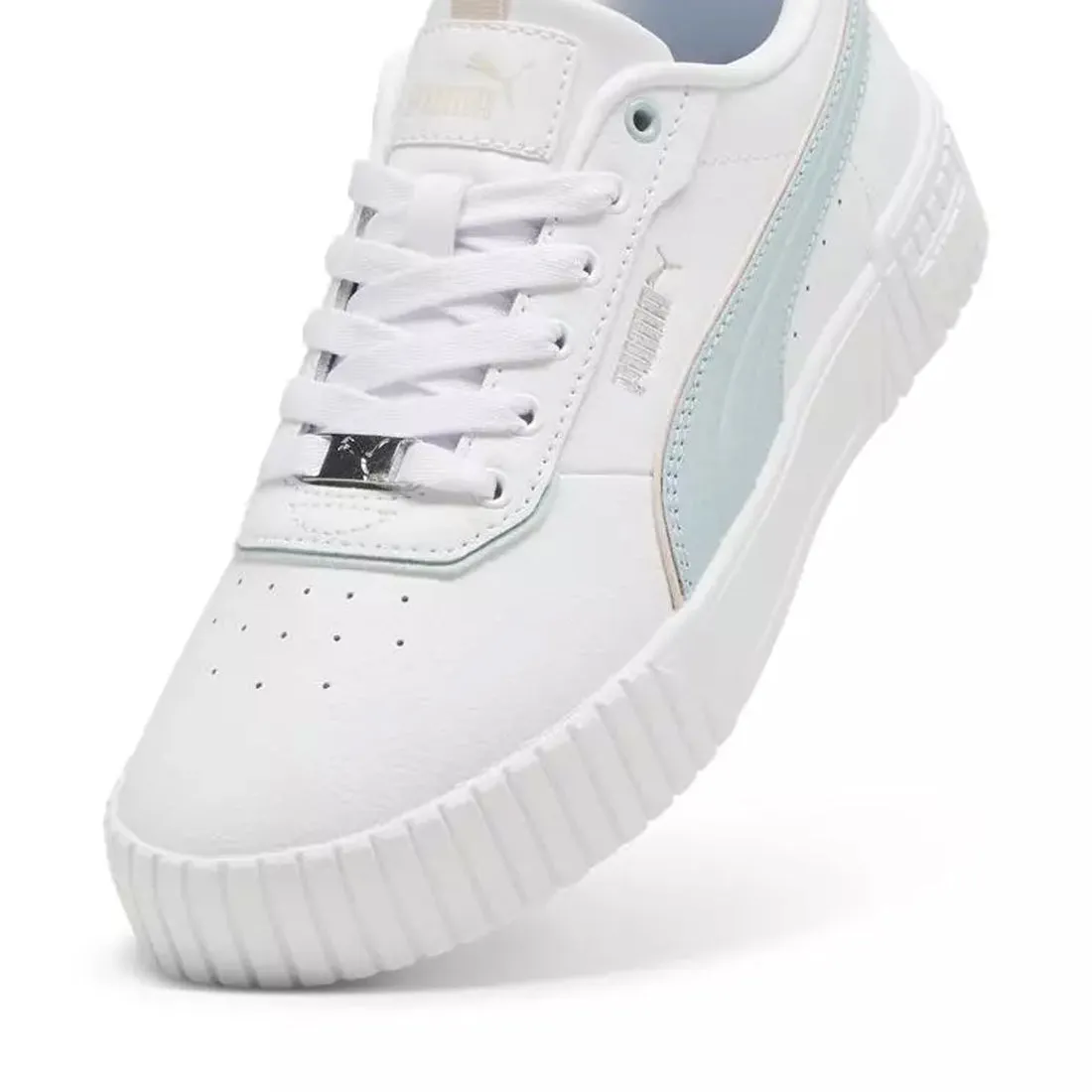 PUMA Carina 2.0 Lux Women's Lifestyle Shoes White Blue