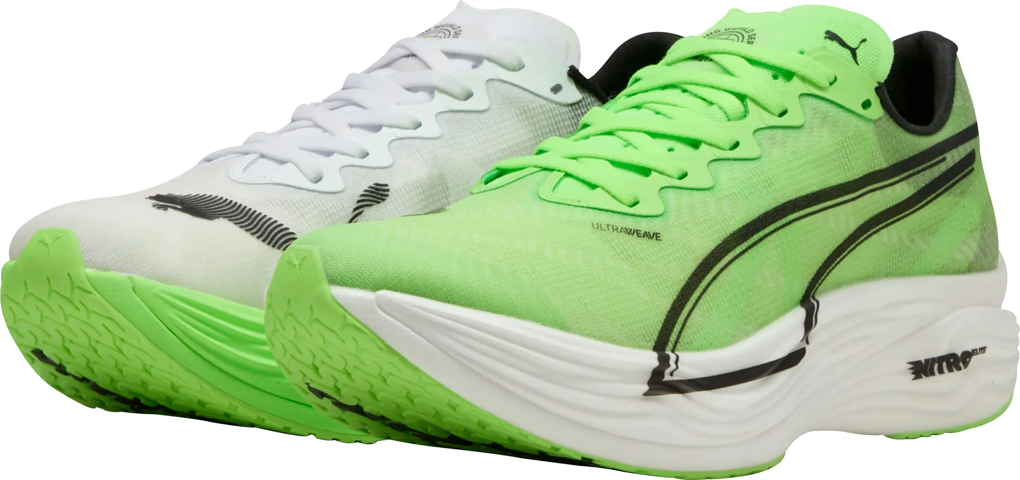 Puma Deviate Nitro Elite 3 HYROX Mens Running Shoes - Green