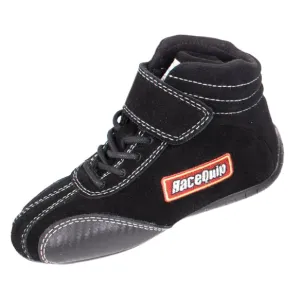 RaceQuip Euro Carbon-L Series Race Shoes - Black - 10 Youth - 30400910