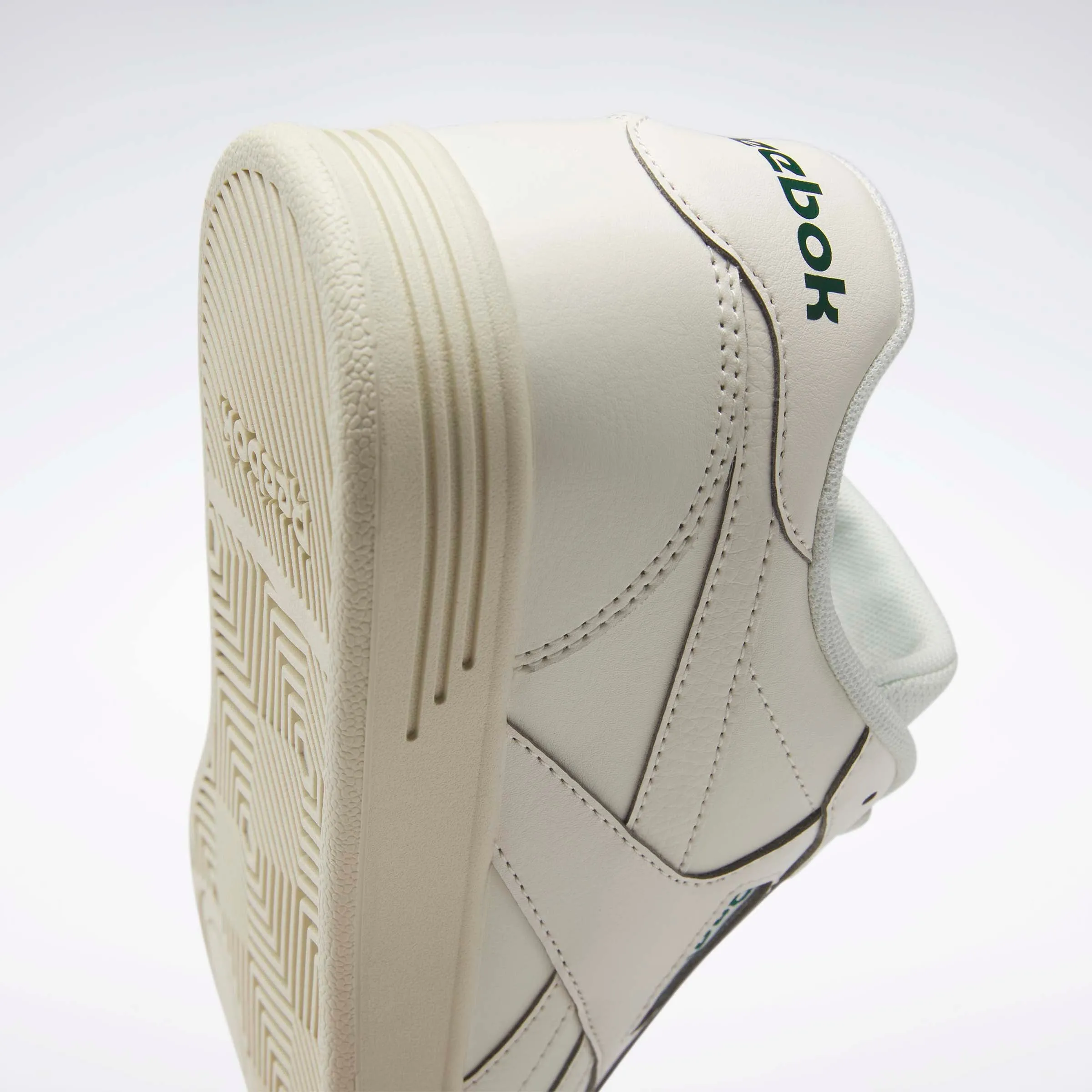 Reebok Court Advance Chalk/Dark Green/Flash Red