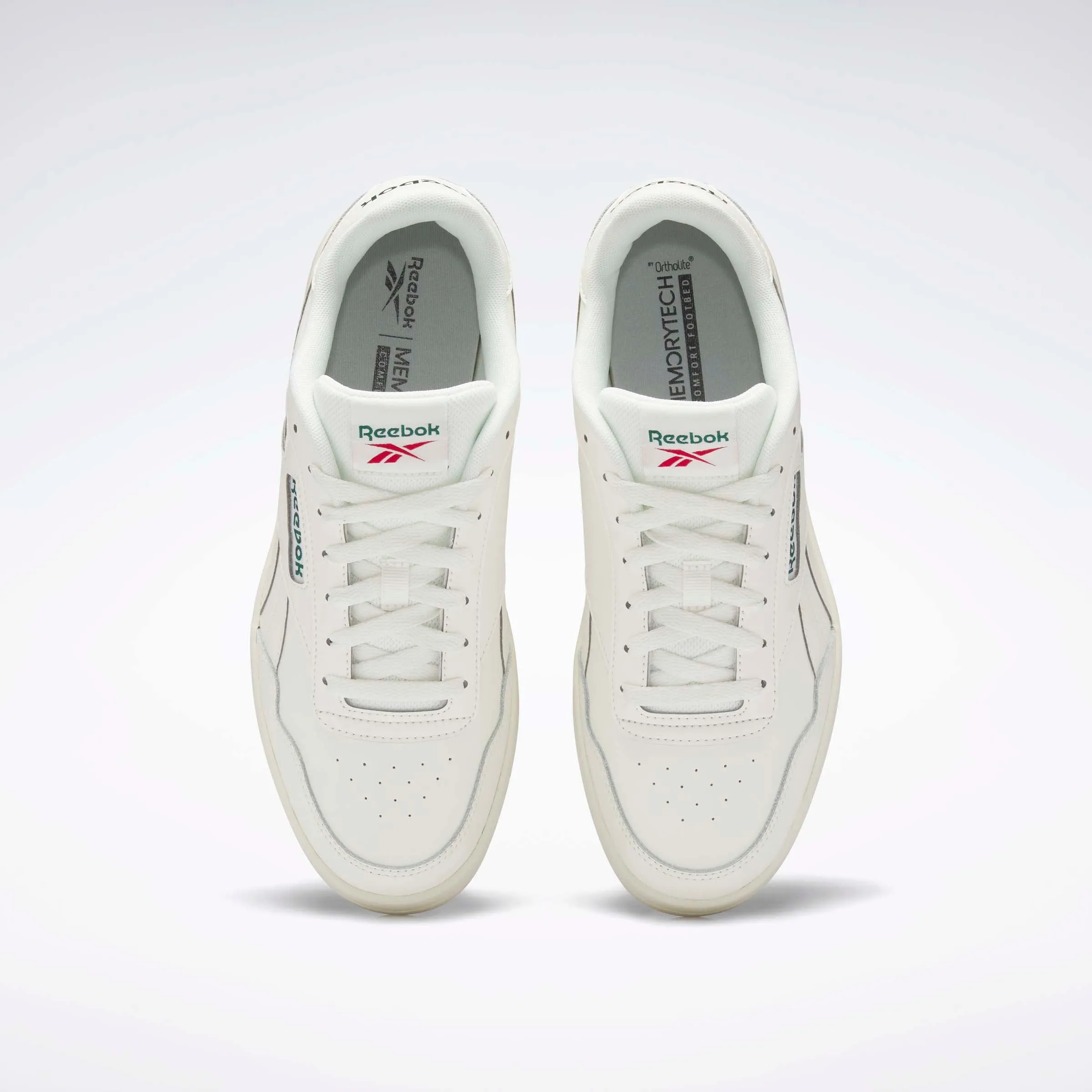 Reebok Court Advance Chalk/Dark Green/Flash Red