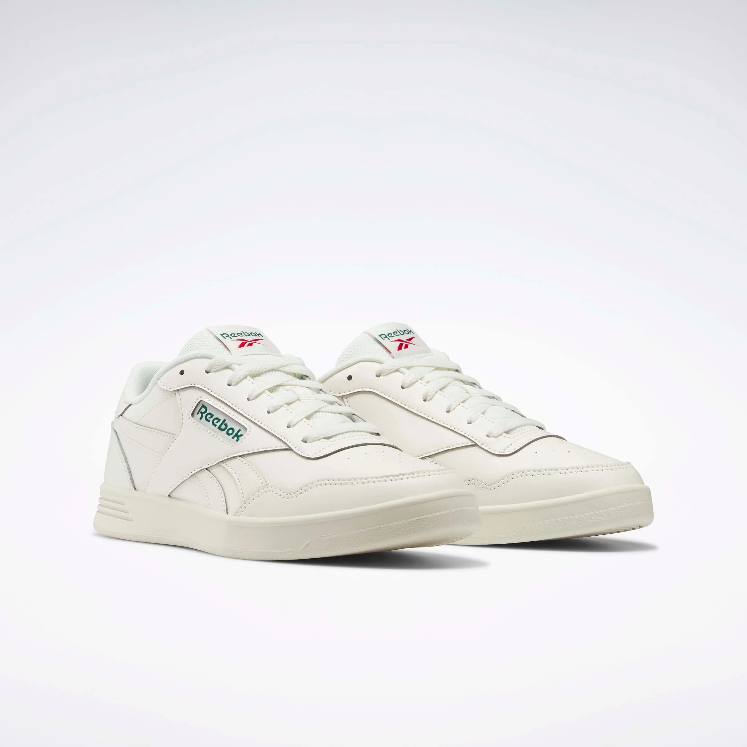 Reebok Court Advance Chalk/Dark Green/Flash Red