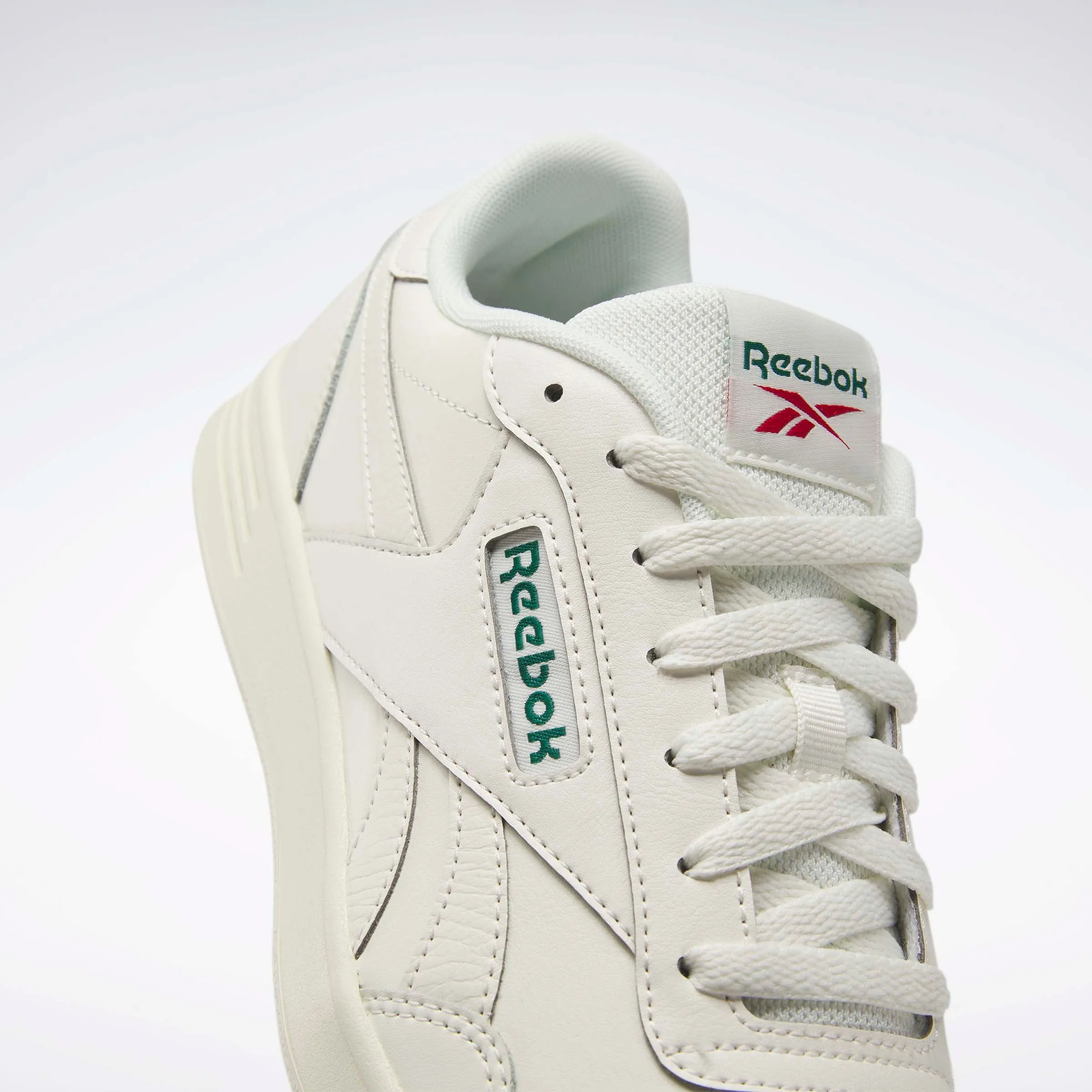 Reebok Court Advance Chalk/Dark Green/Flash Red