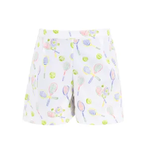 Roger Boy Shorts - Racket Print