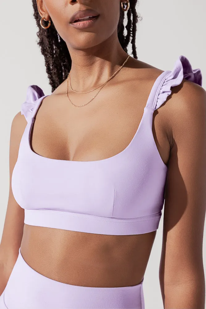 Romance Ruffle Bra - Digital Lavender