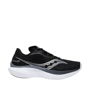 Saucony Kinvara 15 Men's Running Shoes Black/White AW24