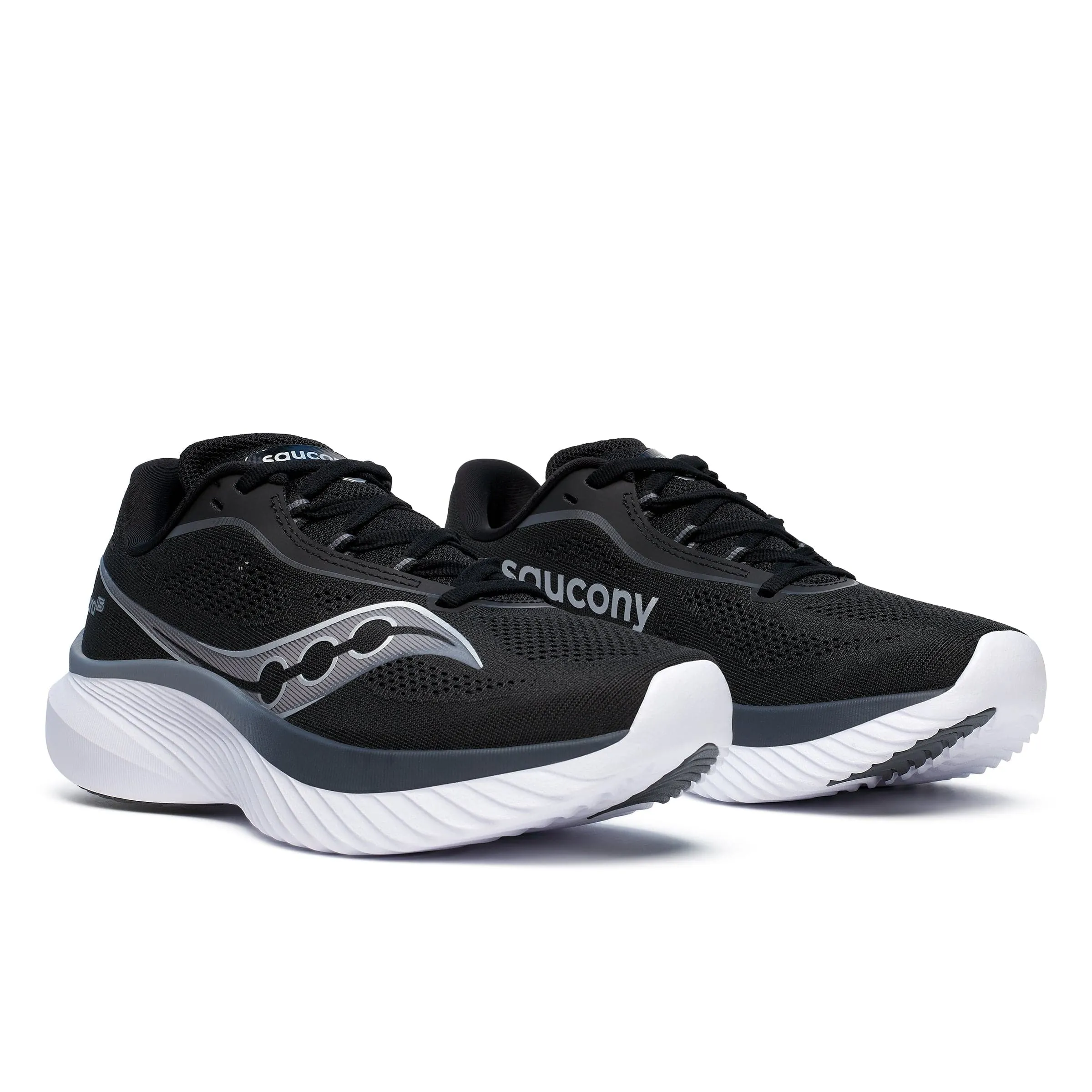 Saucony Kinvara 15 Women's Running Shoes Black/White AW24