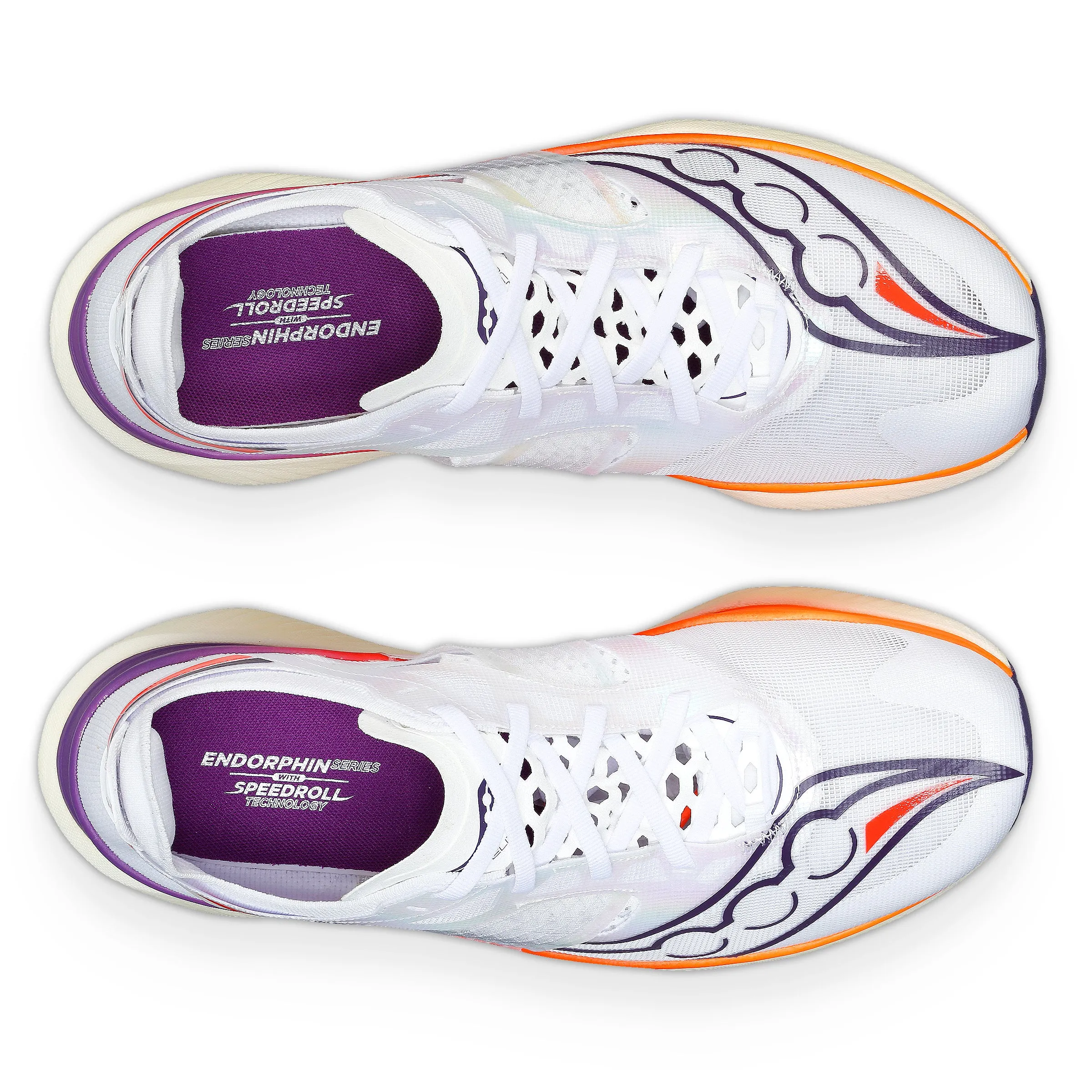 Saucony Women's Endorphin Elite Running Shoes White / Vizired