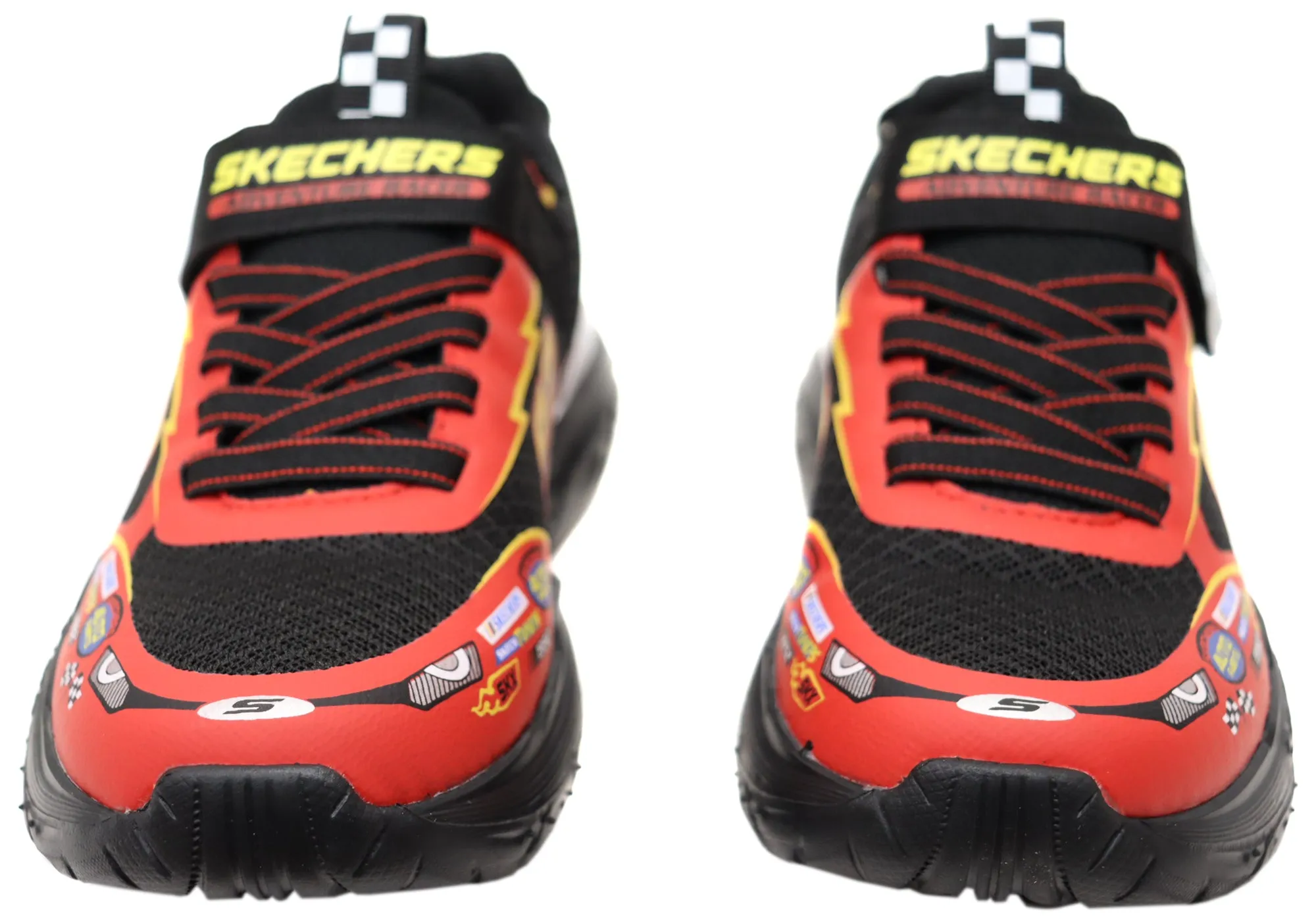 Skechers Boys Kids Skech Tracks Comfortable Slip On Shoes