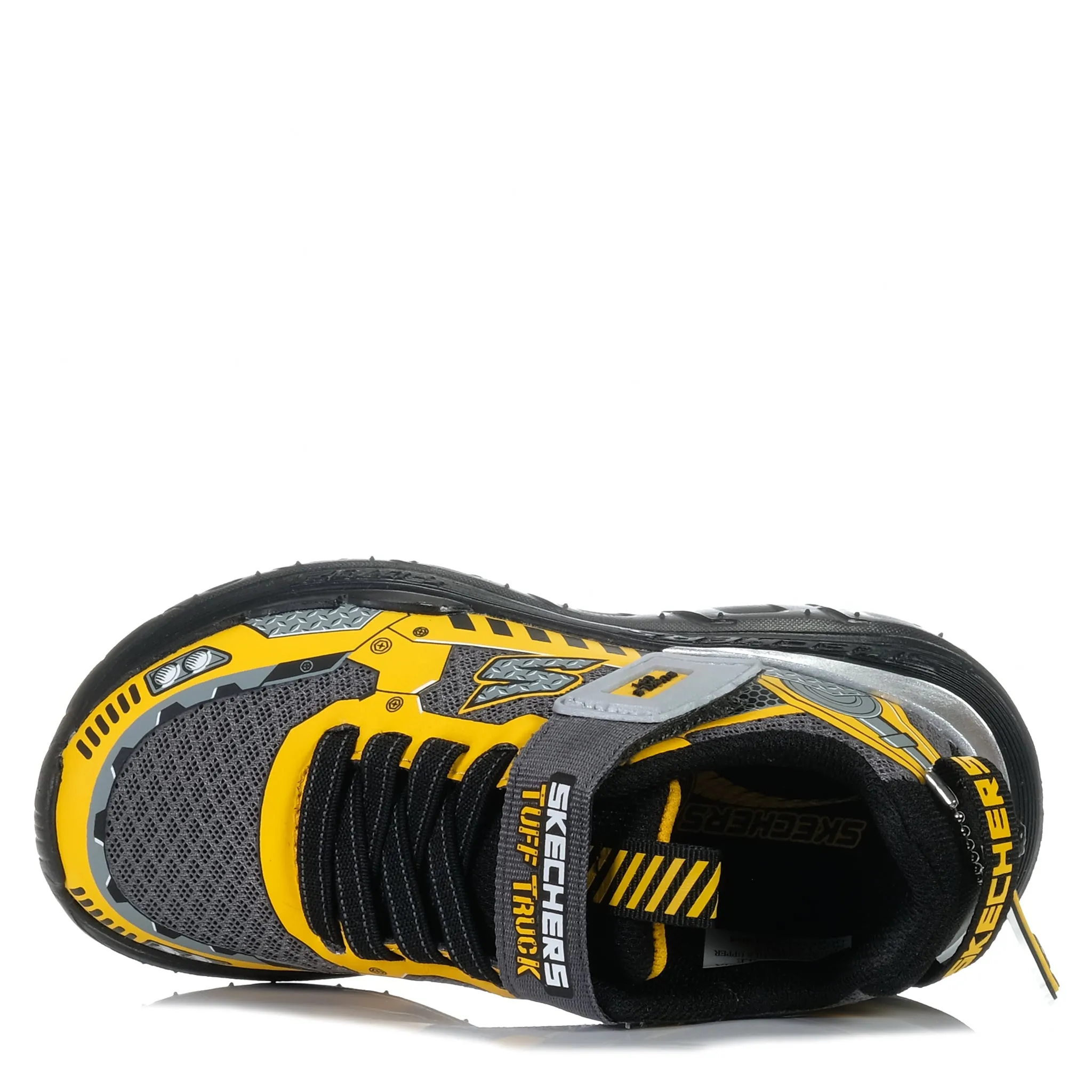 Skechers Skech Tracks 402303L Charcoal/Yellow