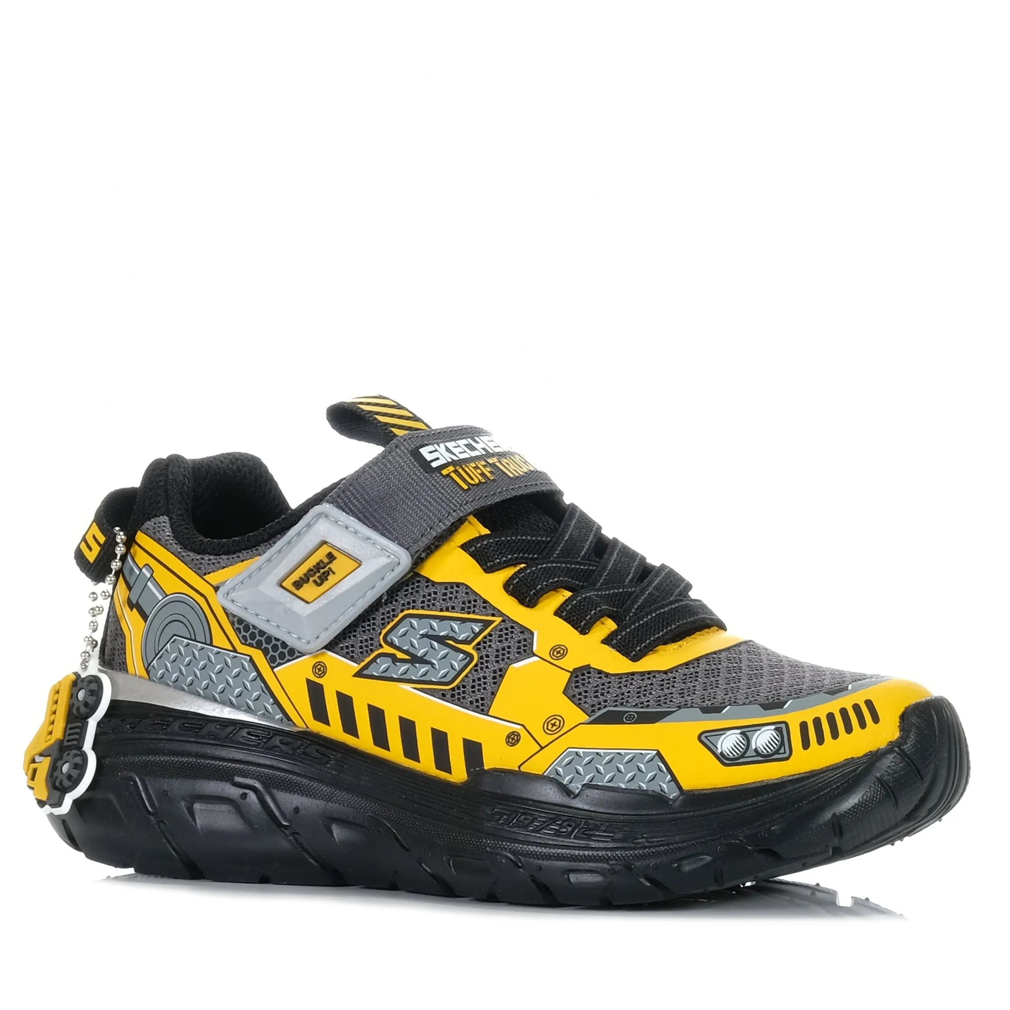 Skechers Skech Tracks 402303L Charcoal/Yellow