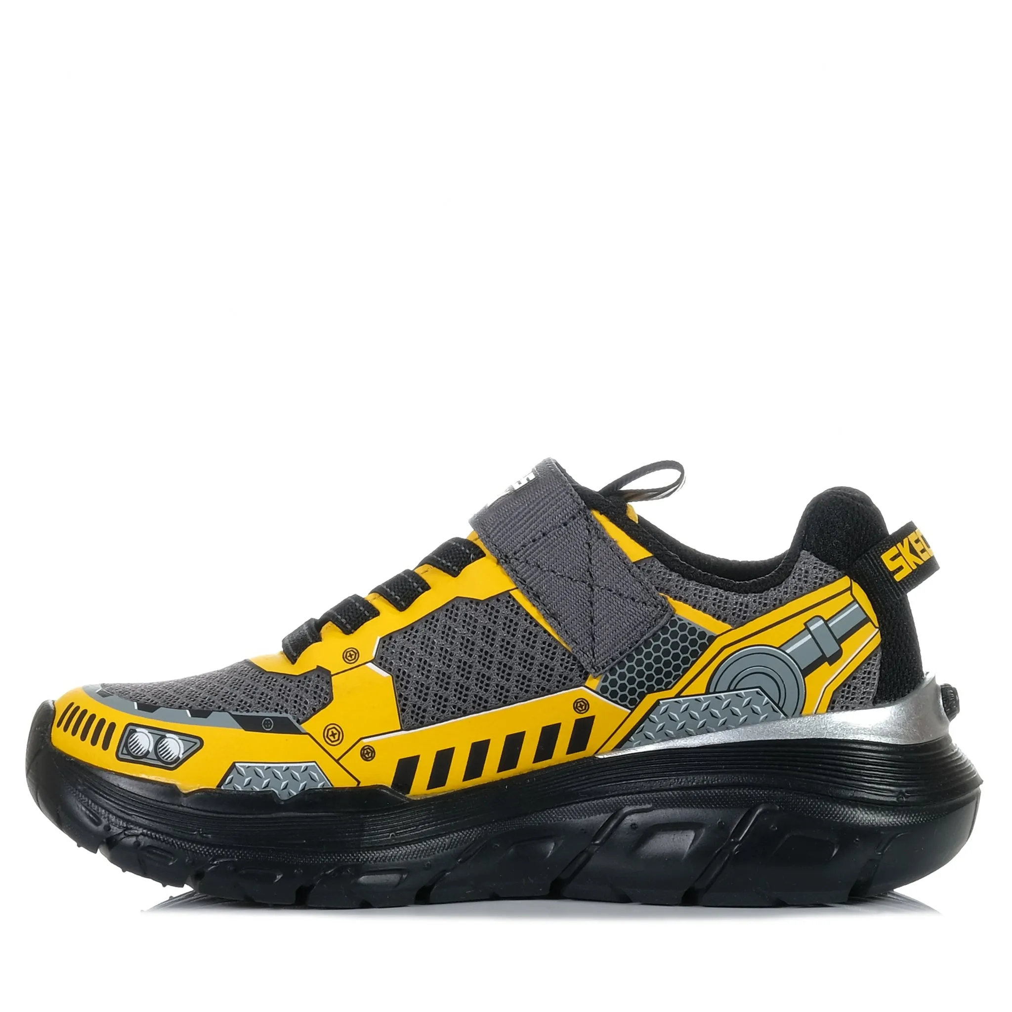 Skechers Skech Tracks 402303L Charcoal/Yellow