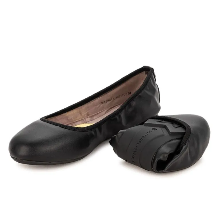 SOPHIA Ballet Flat Shoes - Black