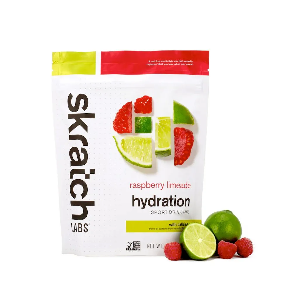 Sport Drink Mix Skratch Labs 440g - Raspberry Limenade With Caffeine