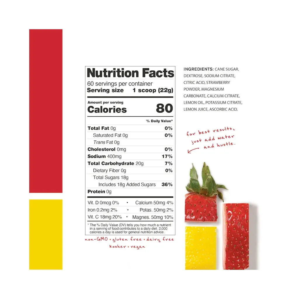 Sport Hydration Drink Mix Skratch Labs 1320g - Strawberry Lemonade