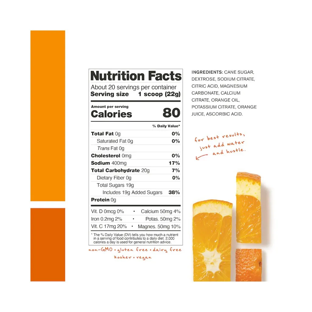 Sport Hydration Drink Mix Skratch Labs 440g - Oranges