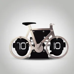 Stainless Steel Digital Automatic Creative Bike Clock