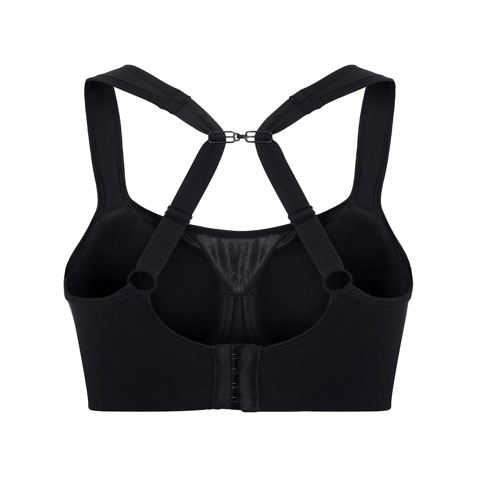 StayInPlace High Support Sports Bra D-cup Black | Buy StayInPlace High Support Sports Bra D-cup Black here | Outnorth