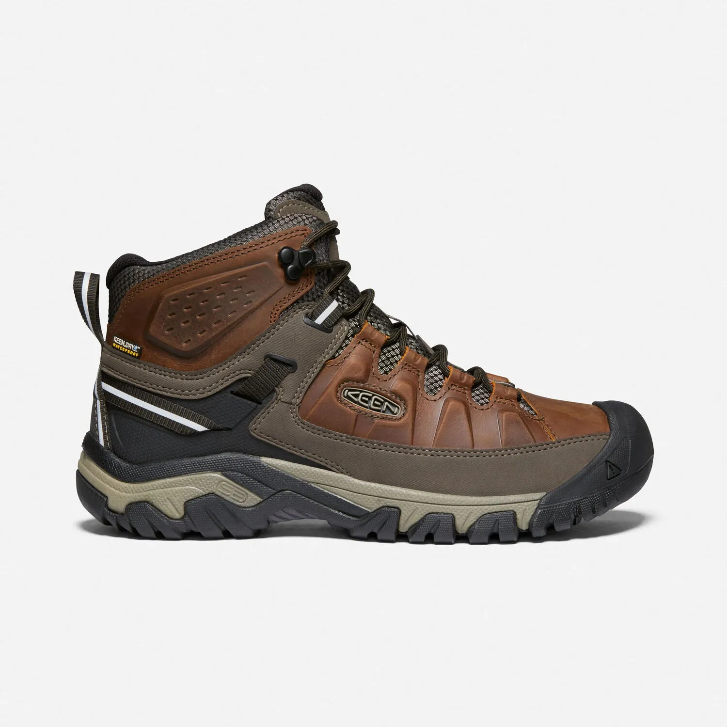 Targhee III Mid Men's Waterproof Hiking Boot - Chestnut,Mulch