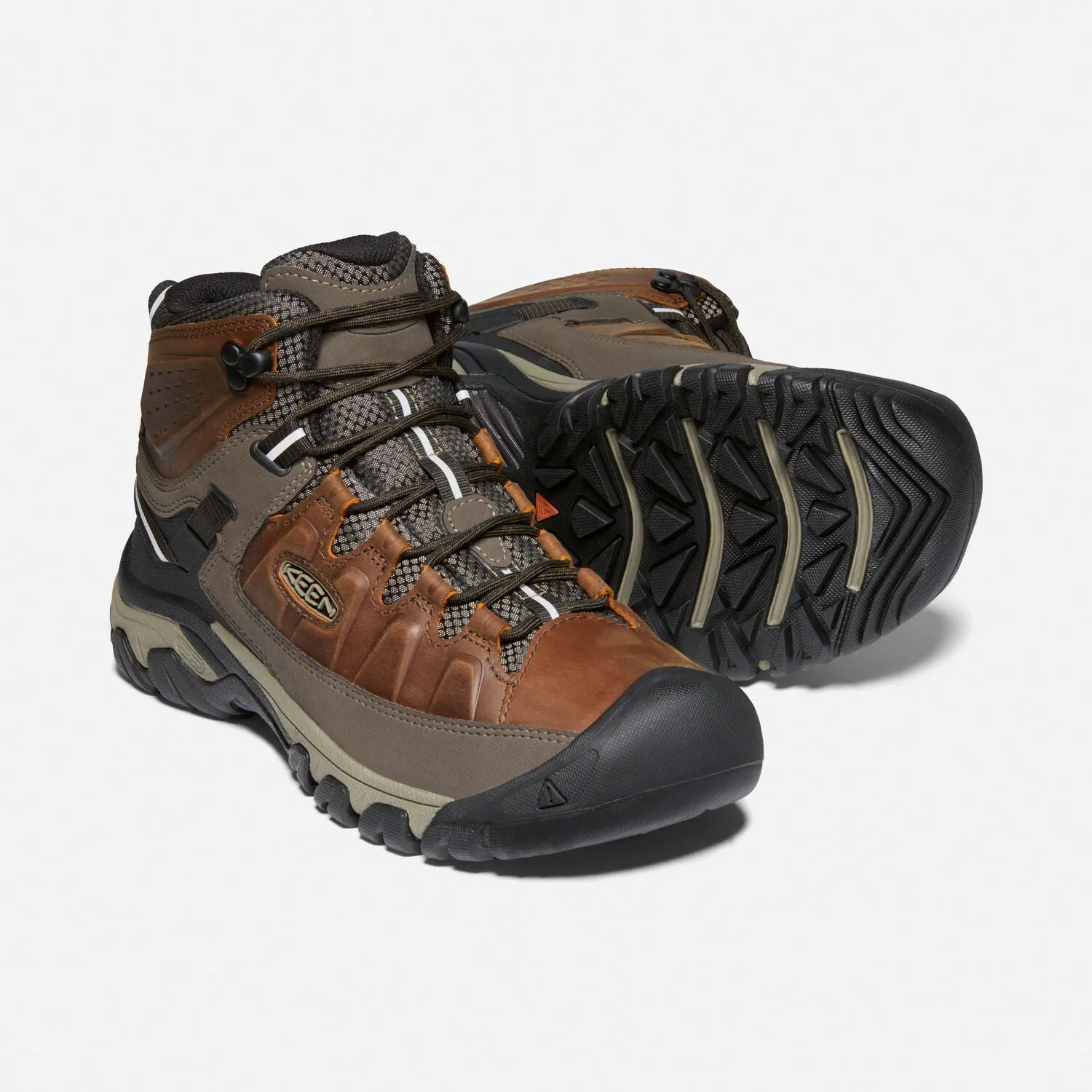 Targhee III Mid Men's Waterproof Hiking Boot - Chestnut,Mulch