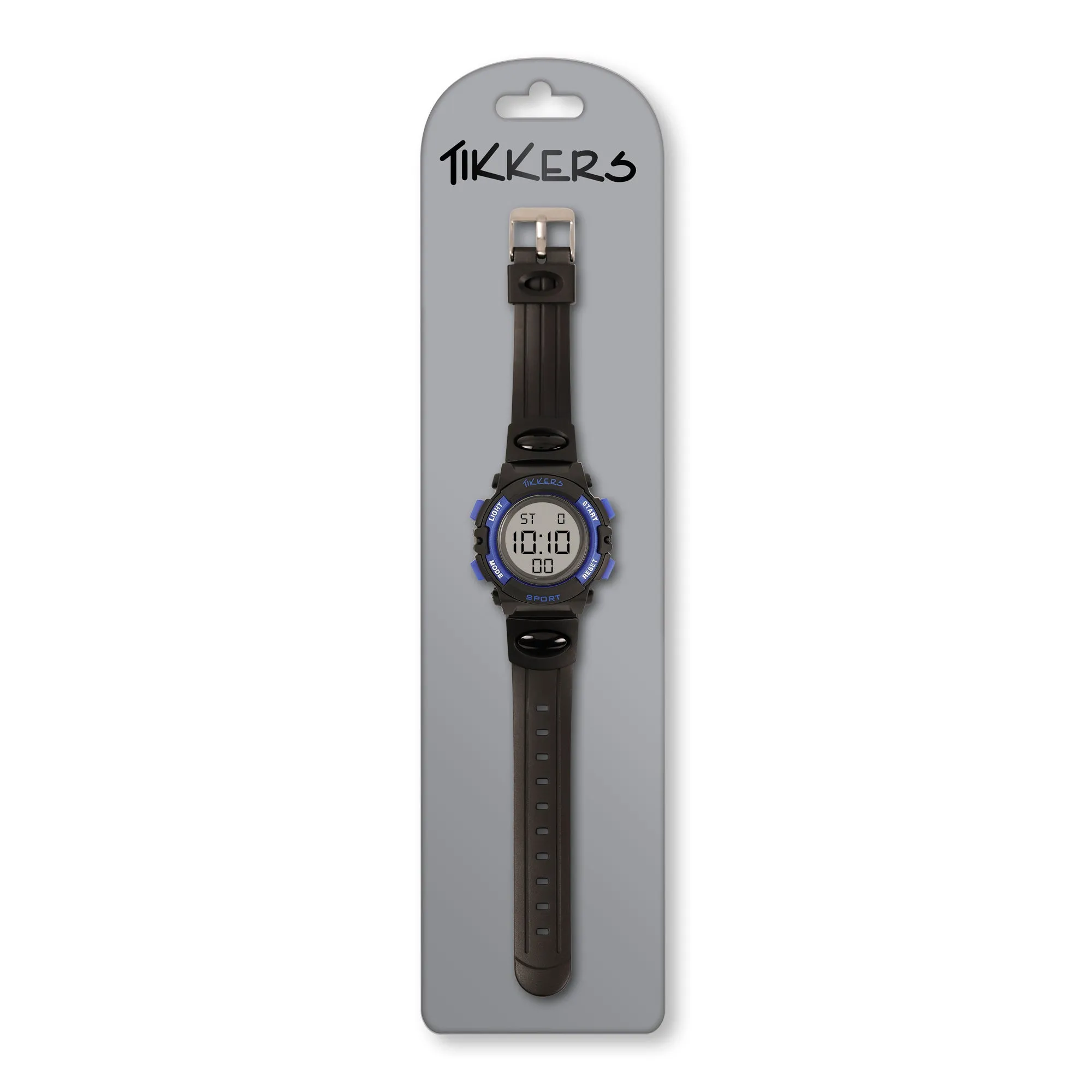 Tikkers Black and Blue Light Up Digital Watch