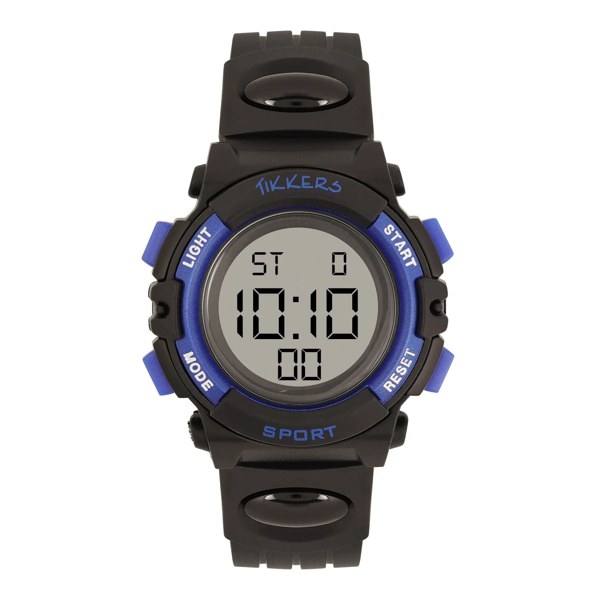 Tikkers Black and Blue Light Up Digital Watch