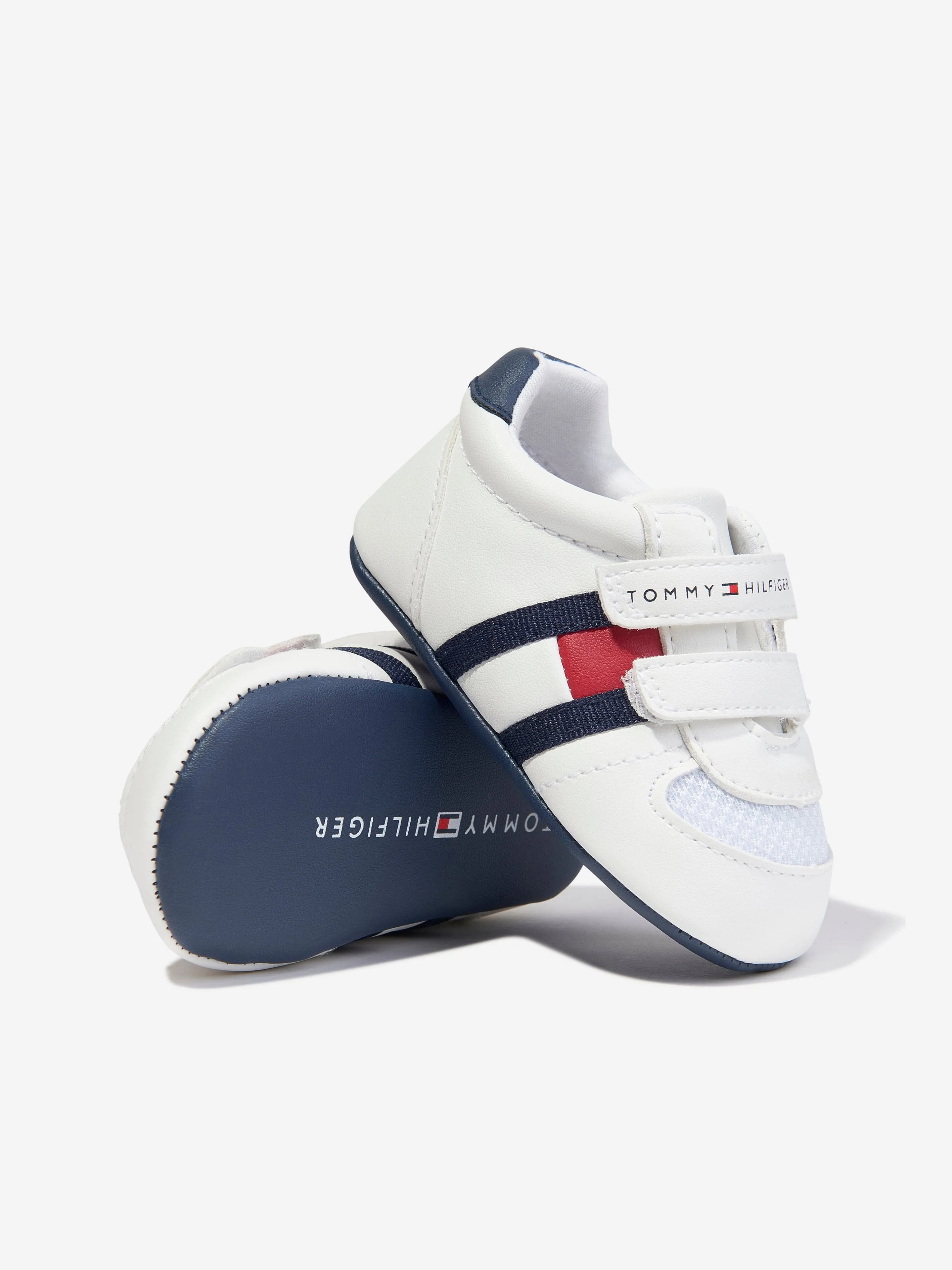 Tommy Hilfiger Baby Boys Velcro Strap Pre-Walker Trainers