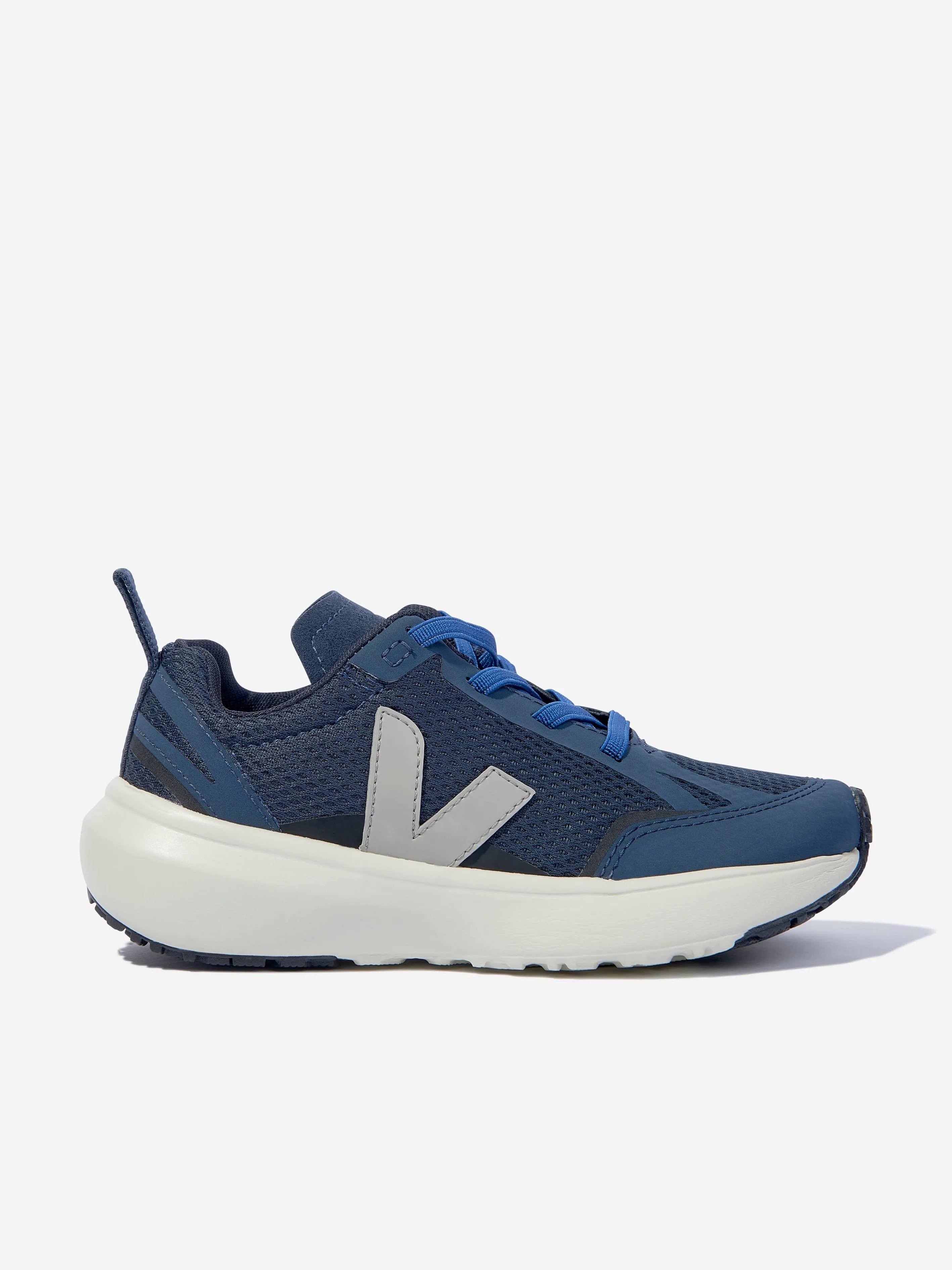 Veja Boys Canary Light Trainers in Navy