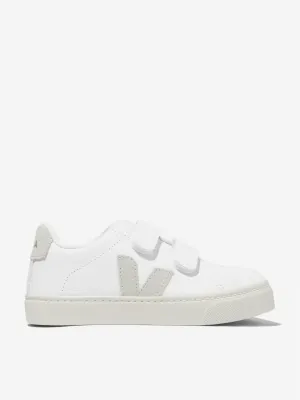 Veja Kids ChromeFree Leather Esplar Trainers in White