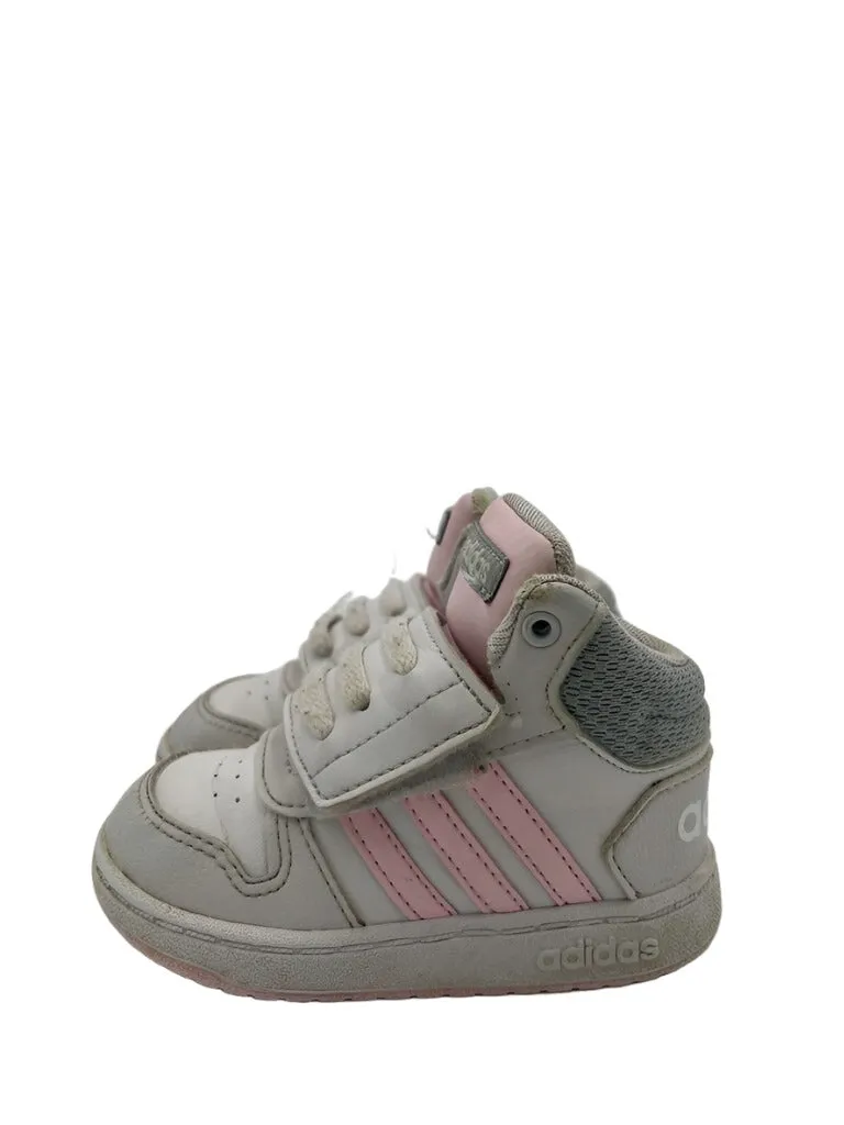 Velcro High Top Tennis Shoes / Stripes