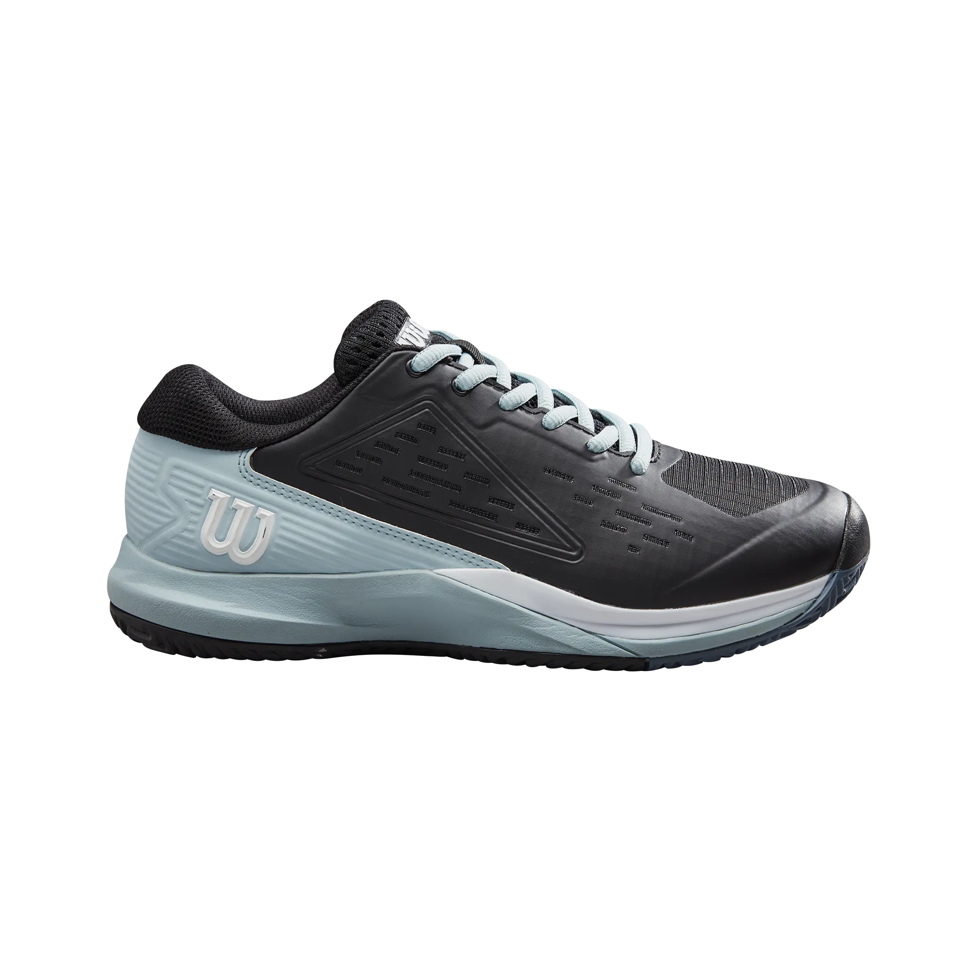 Wilson Pro Rush Ace Tennis Shoes (Ladies) - Black/Sterling Blue/White