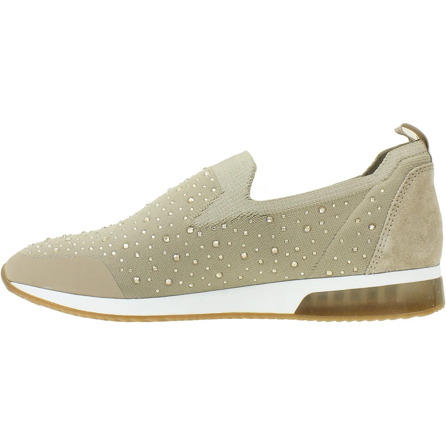 Women's Ara Layton Sand Suede/Stretch Fabric