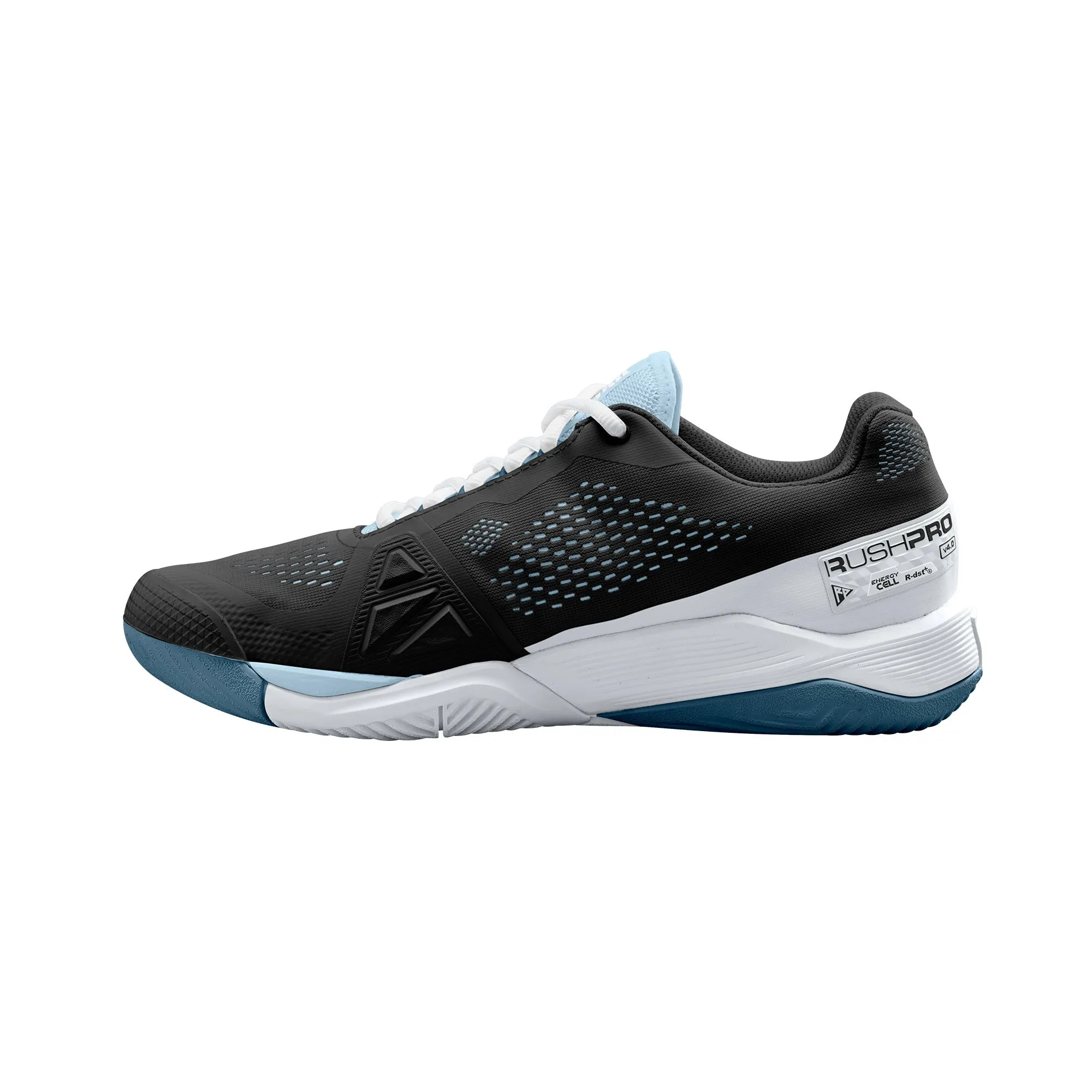 Women's Rush Pro 4.0 Tennis Shoe - Black, White, Blue