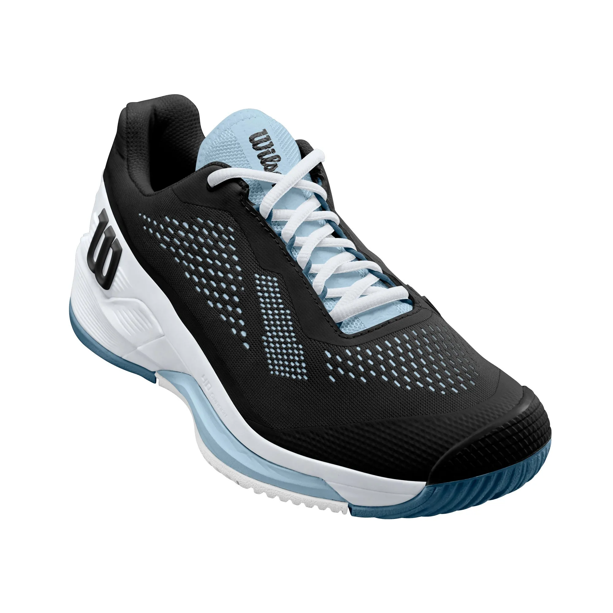 Women's Rush Pro 4.0 Tennis Shoe - Black, White, Blue