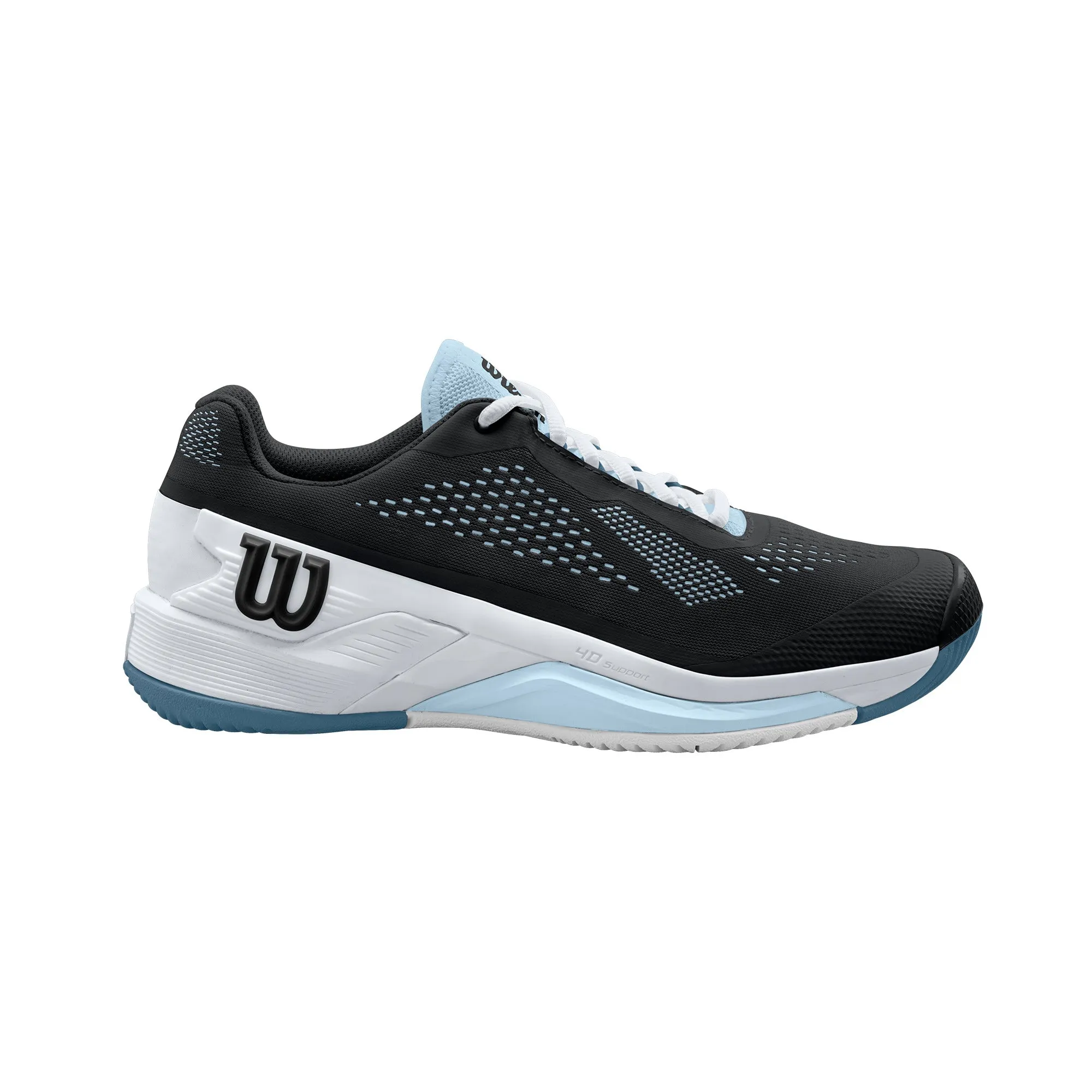 Women's Rush Pro 4.0 Tennis Shoe - Black, White, Blue